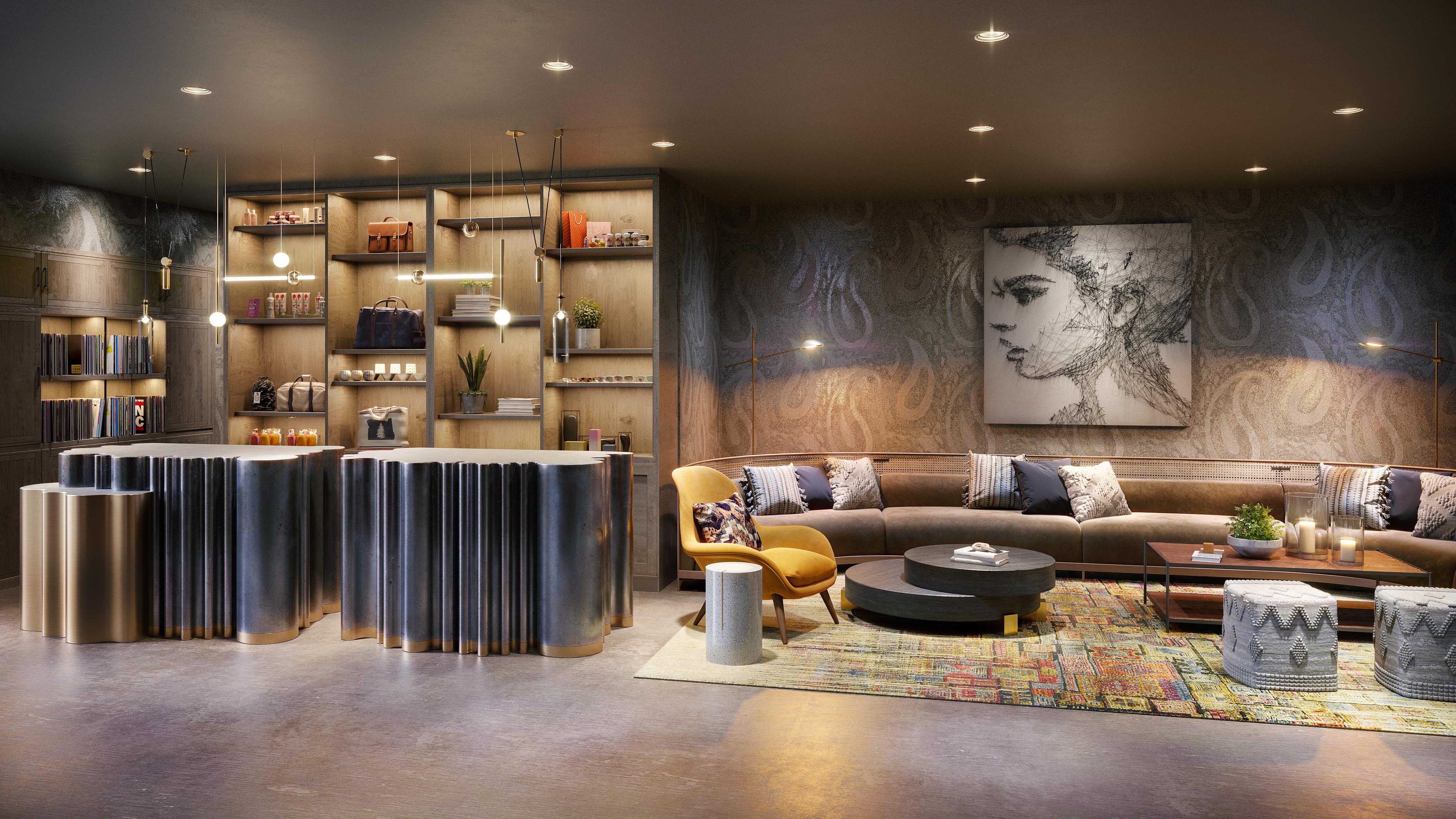 ยอร์ส ทรูลี ดีซี Hotel วอชิงตัน ภายนอก รูปภาพ The lounge at the 100 East 53rd Street building